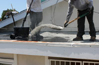 West Third flat roofing repair